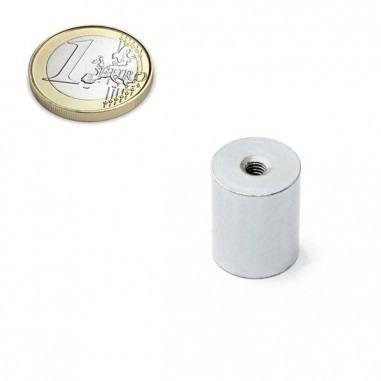BASE MAGNÉTICA NEODIMIO CILÍNDRICA 16x20 mm M4 (BMCR-16) - COMPARATIVA