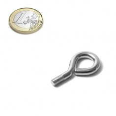 Hembrillas con rosca M5 metálico - Moneda euro