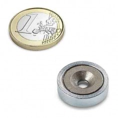 BASE MAGNÉTICA SAMARIO Ø 20 mm AVELLANADA