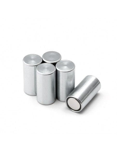 Base magnética neodimio cilíndrica 10x20 mm liso varios (BMCP-10)