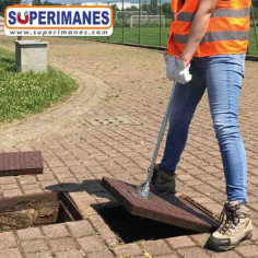 ELEVADOR MAGNÉTICO TAPAS REGISTRO 70 cm, Ø 94 mm 2