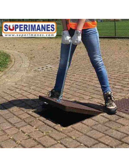 ELEVADOR MAGNÉTICO TAPAS REGISTRO 70 cm, Ø 94 mm