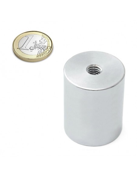Base magnética neodimio cilíndrica 32x40 mm M8 (BMCR-32) - comparativa