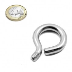 Hembrillas con rosca M8 metálico - Moneda euro