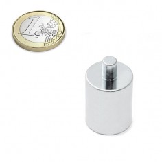 Base magnética neodimio cilíndrica 20x33 mm vástago liso Ø6mm (BMCL-20) - comparativa
