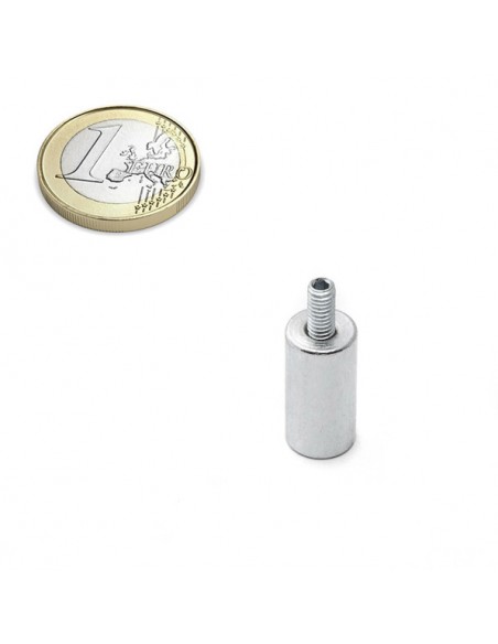 Base magnética neodimio cilíndrica 10x28 mm M4 roscado (BMCL-10) - comparativa