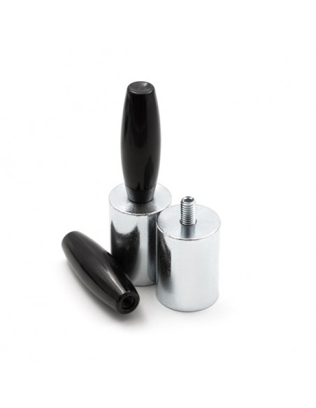 Base magnética neodimio cilíndrica 25x45 mm M6 (BMCV-25) - con mango