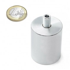 Base magnética neodimio cilíndrica 32x50 mm M10 roscado (BMCL-32) - comparativa