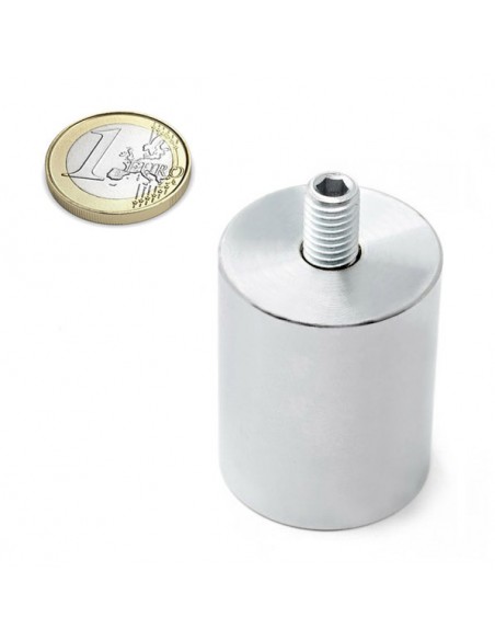 Base magnética neodimio cilíndrica 32x50 mm M10 roscado (BMCL-32) - comparativa