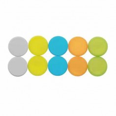 IMÁN REVESTIDO SILICONA 18MM COLORES 2