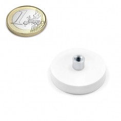Imán goma blanca casquillo roscado Ø 31 mm IRGCRB-31 - comparativa