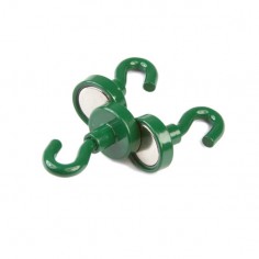 Base magnética neodimio Ø 16 mm gancho verde - comparativa 2