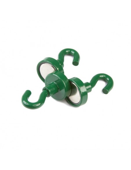 Base magnética neodimio Ø 16 mm gancho verde - varios
