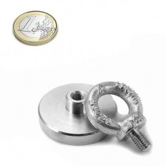 Base magnética neodimio Ø 50 mm hembrilla M6. 2