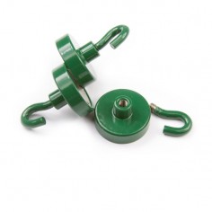 Base magnética neodimio Ø 25 mm gancho verde - comparativa 2
