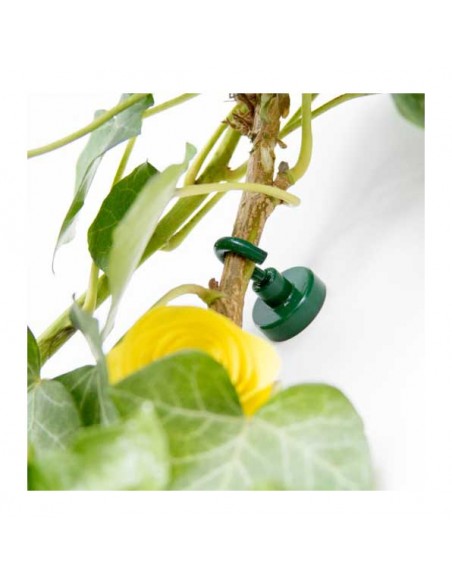 Base magnética neodimio Ø 25 mm gancho verde - ejemplo