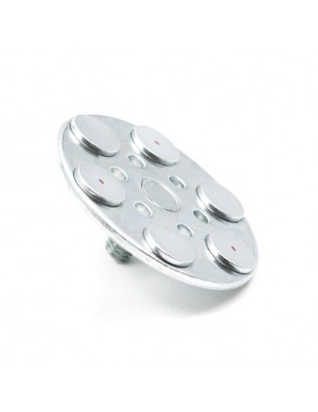 Imán goma vástago rosca Ø 66 MM - Interior
