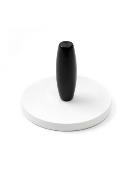 Imán goma blanca vástago rosca Ø 43 MM - Con mango