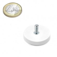 Imán goma blanca vástago rosca Ø 31 MM - Comparativa
