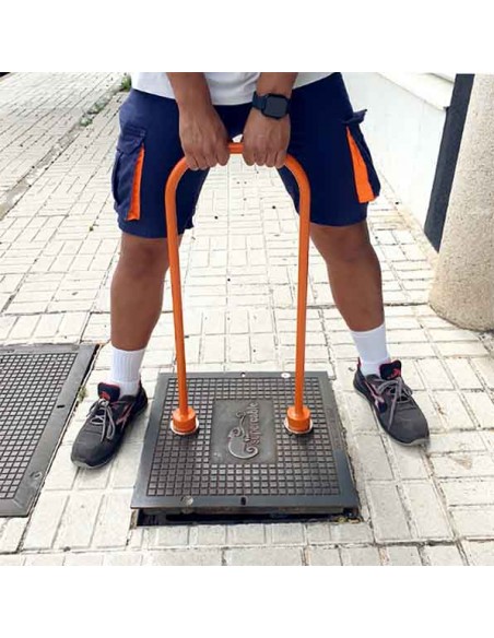 ELEVADOR MAGNÉTICO TAPAS REGISTRO DOBLE Ø 75 mm - LEVANTA ARQUETAS