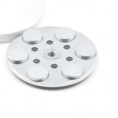 Imán goma blanca interior Ø 66 MM - Euro 2