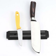 SOPORTE CUCHILLOS NEGRO, 25 CM