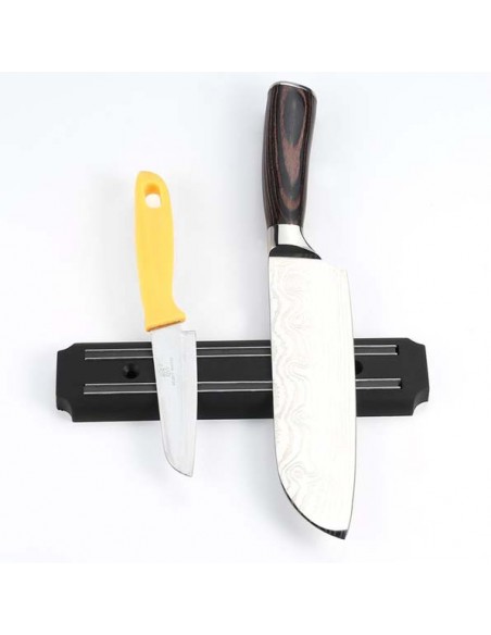 SOPORTE CUCHILLOS NEGRO, 25 CM