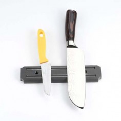 Soporte cuchillos gris, 25cm