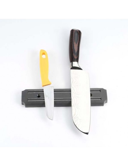 Soporte cuchillos gris, 25cm