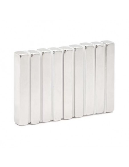 Imán neodimio bloque 35x7x5 mm B-35-07-05 fila