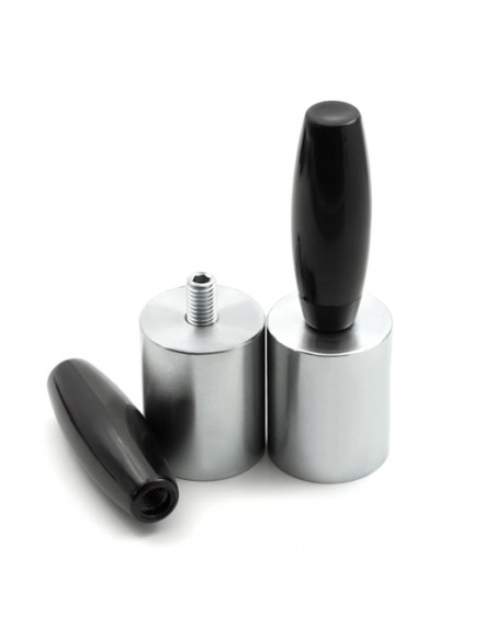 Mango de plástico 60 mm con rosca interior M8 - Instalado en imanes cilíndricos