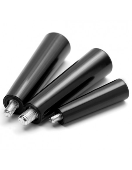 Mango de apriete plástico M6 instalado en imanes cilíndricos