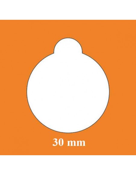 Adhesivos 2 caras Ø 30 mm acrílico ADH-KP-30 - plano