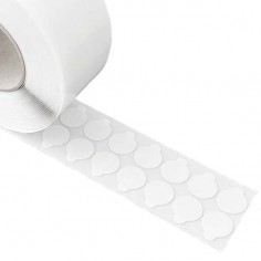 Adhesivo 2 caras Ø 10 mm foam - comparativo moneda 2