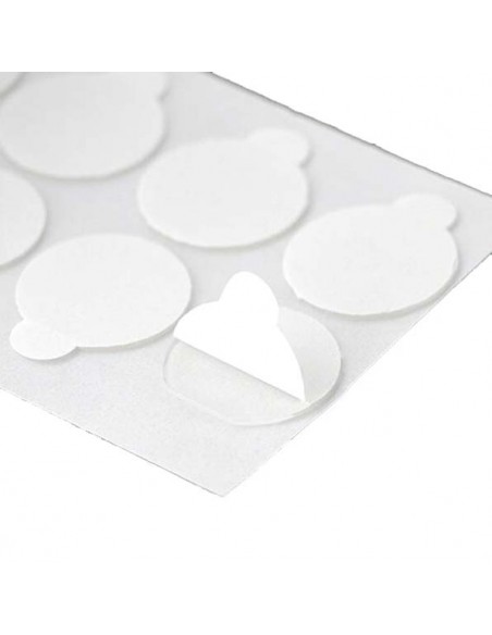 Adhesivo 2 caras Ø 25 mm acrilico transparente ADH-KP-25