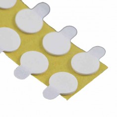 Adhesivo 2 caras Ø 10 mm foam - comparativo moneda 2