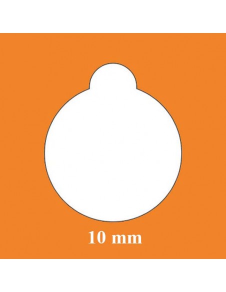 Adhesivo 2 caras Ø 10 mm foam - plano
