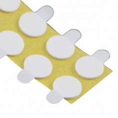 Adhesivo 2 caras Ø 12 mm foam - comparativo moneda 2