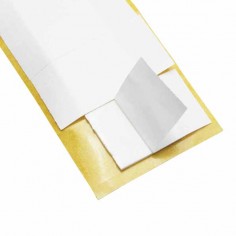 Adhesivo dos caras 20x20 mm foam - comparativo moneda 2