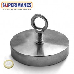 Base magnética neodimio Ø 136 mm hembrilla