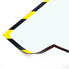 Marco magnético para formato A4 brillo amarillo/negro 2