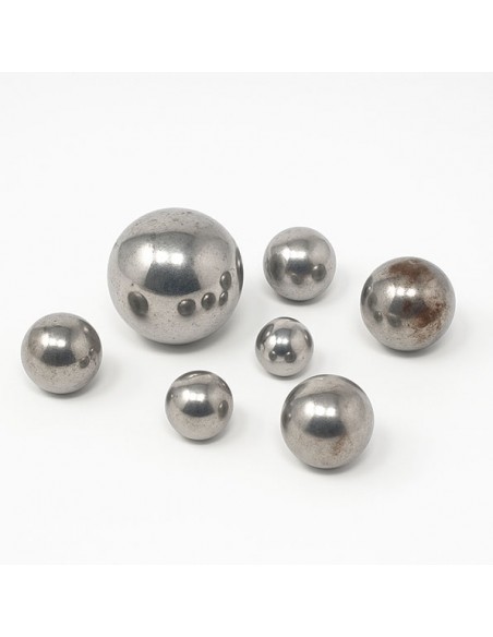 Bola acero Ø 15 mm con tara (oxidación) - varios tamaños