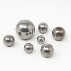 Bola acero Ø 19 mm con tara (oxidación) - varios 2