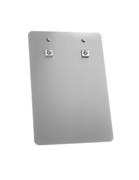 Carpeta aluminio con pinza, para A5, magnética neodimio - vista trasera