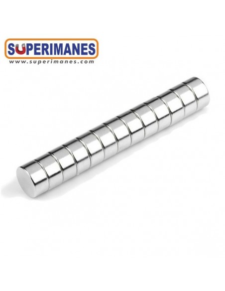 Imán samario disco Ø 10x5mm