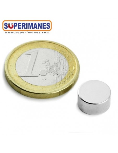 Imán samario disco Ø 10x5 mm