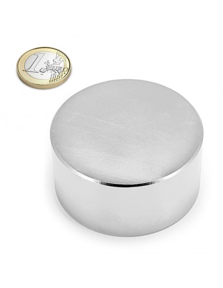 Imán neodimio disco Ø 60x30 mm N45