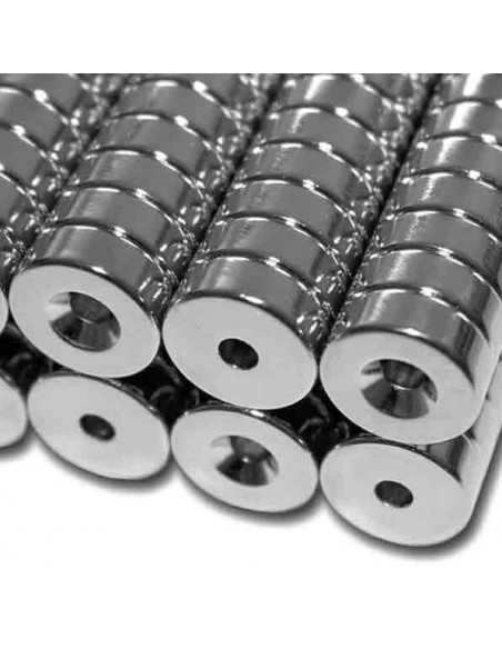 Imán neodimio para atornillar Ø 14x5 mm - varios