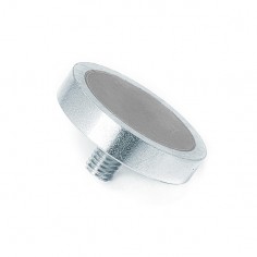 Base magnética Samario Ø 40 mm con vástago roscado - comparación con euro 2