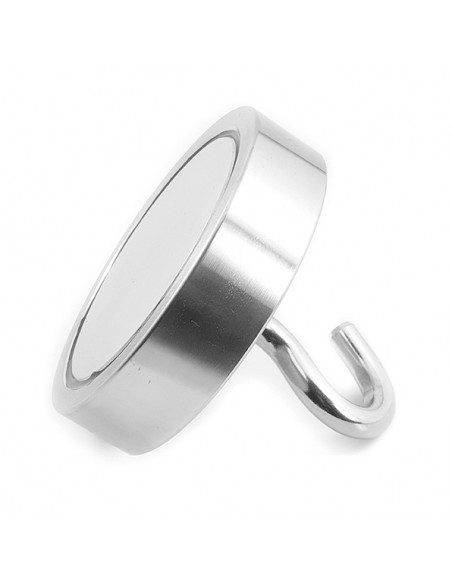 Base magnética neodimio Ø 94 mm gancho IRG-94 - vista lateral